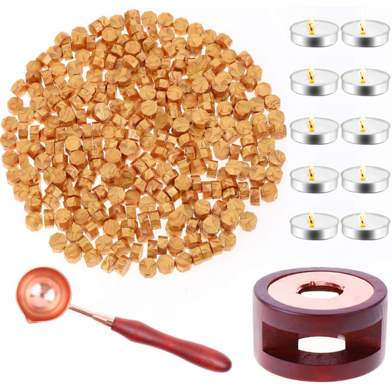 Wax Seal Set Includes 200 Gold - Wax Seal Stamp Set recensie en prijs