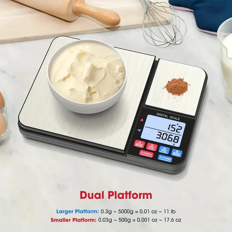 1pc Digital Kitchen Scale for  - Tape Dispenser Weighted recensie en prijs