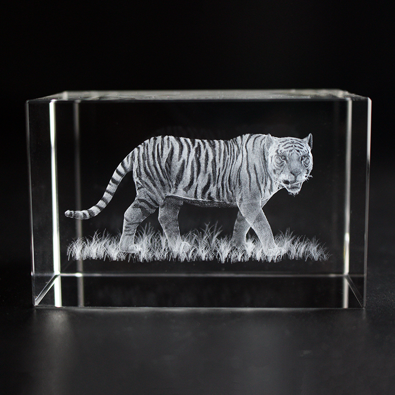 K9 Crystal Tiger Model Statue  - Paper Weight Crystal recensie en prijs
