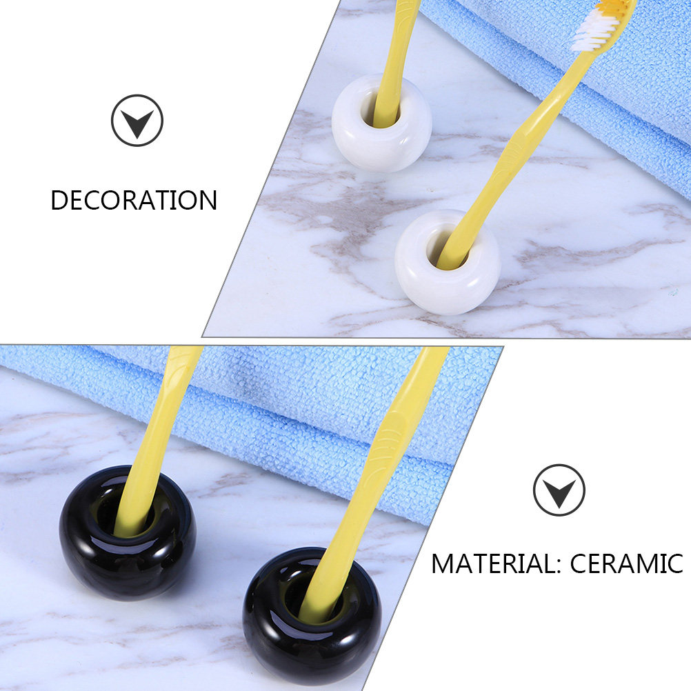 4Pcs Ceramic Toothbrush Stand  - Pen Rest Single recensie en prijs