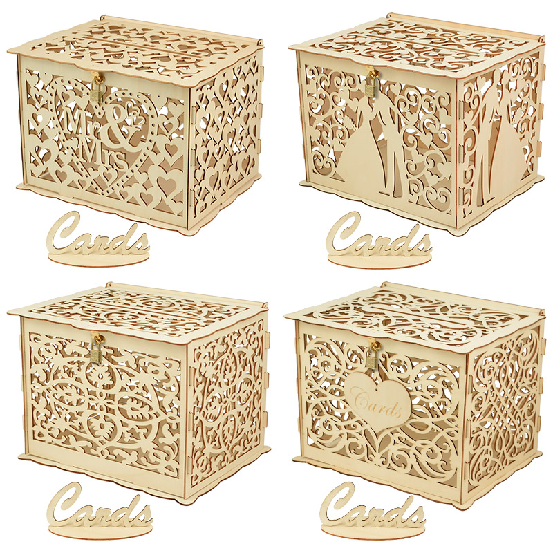 30X24X21cm DIY Wedding Gift Ca - Card Index Box recensie en prijs