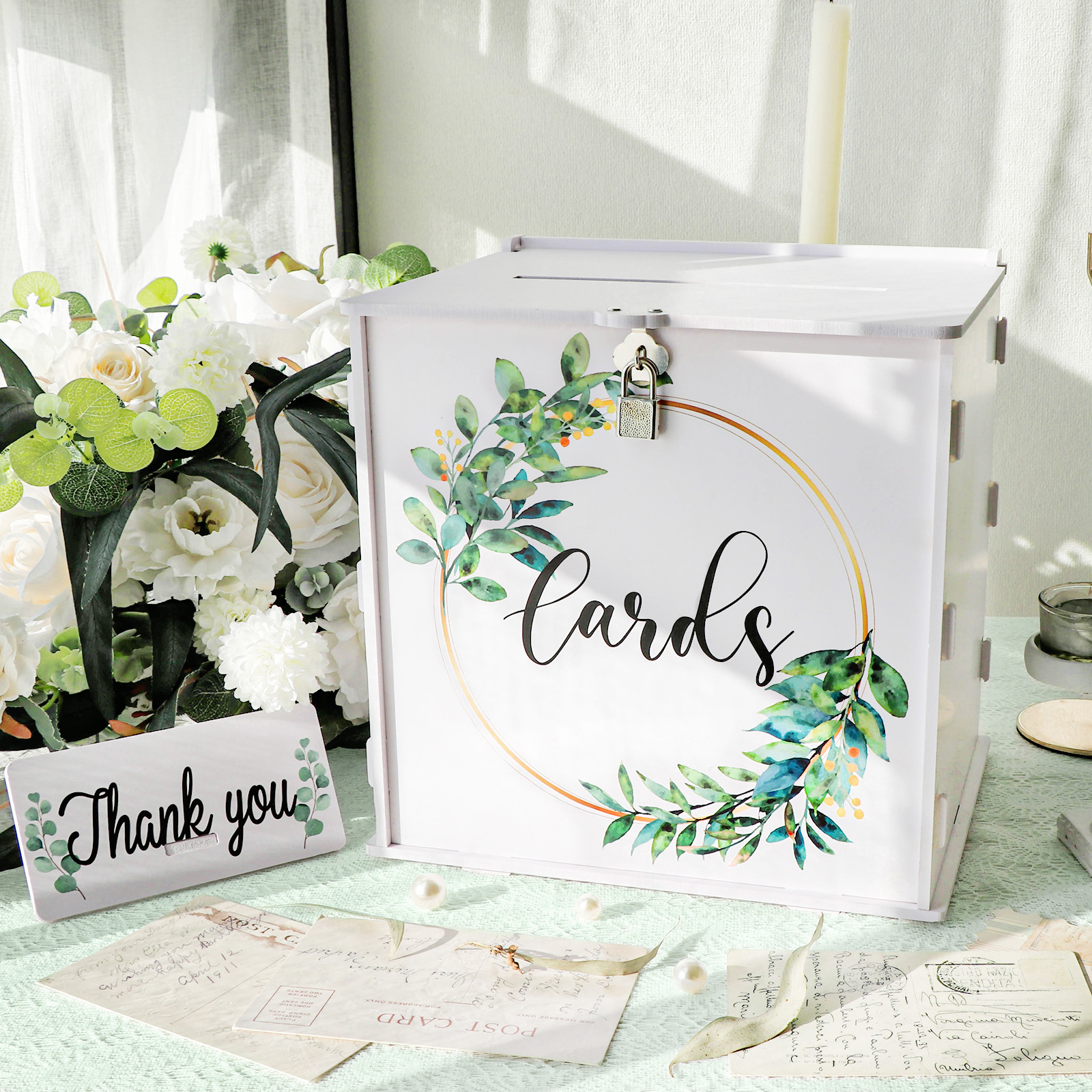 Wedding Card Box with Lock, PV - Card Index Box recensie en prijs