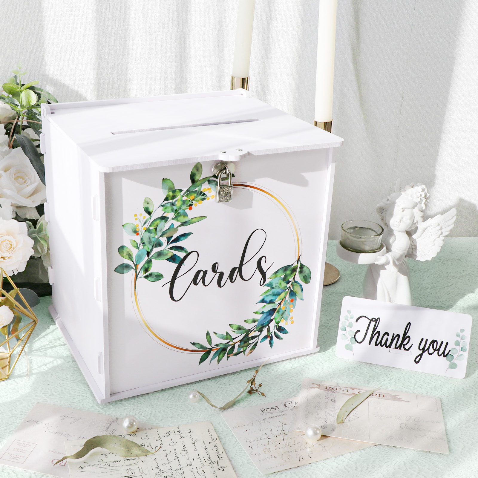 Wedding Card Box with Lock, PV - Card Index Box recensie en prijs