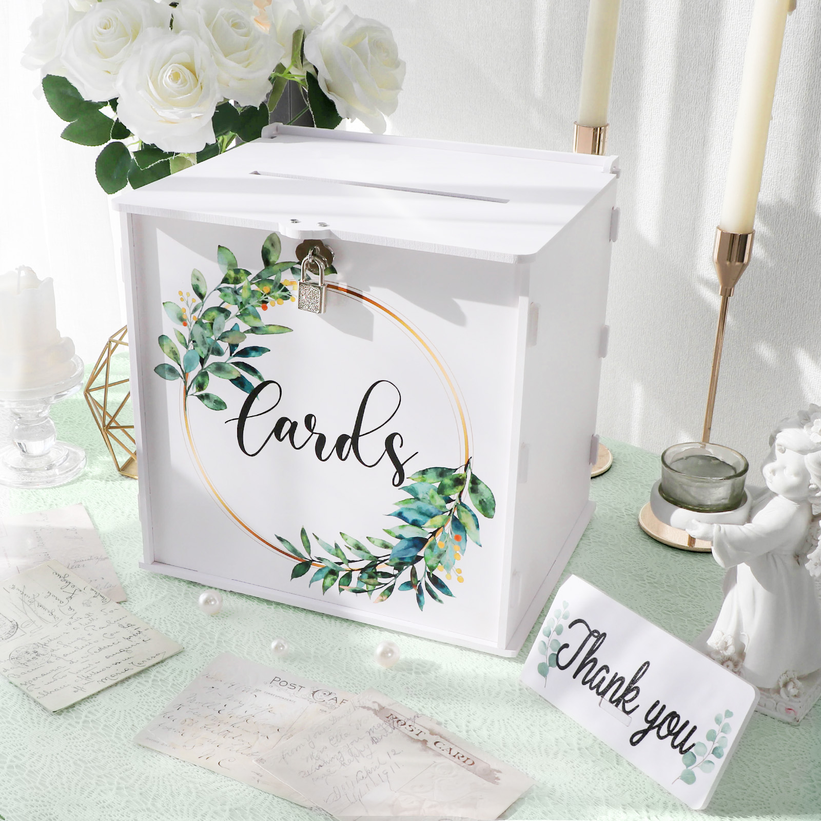 Wedding Card Box with Lock, PV - Card Index Box recensie en prijs