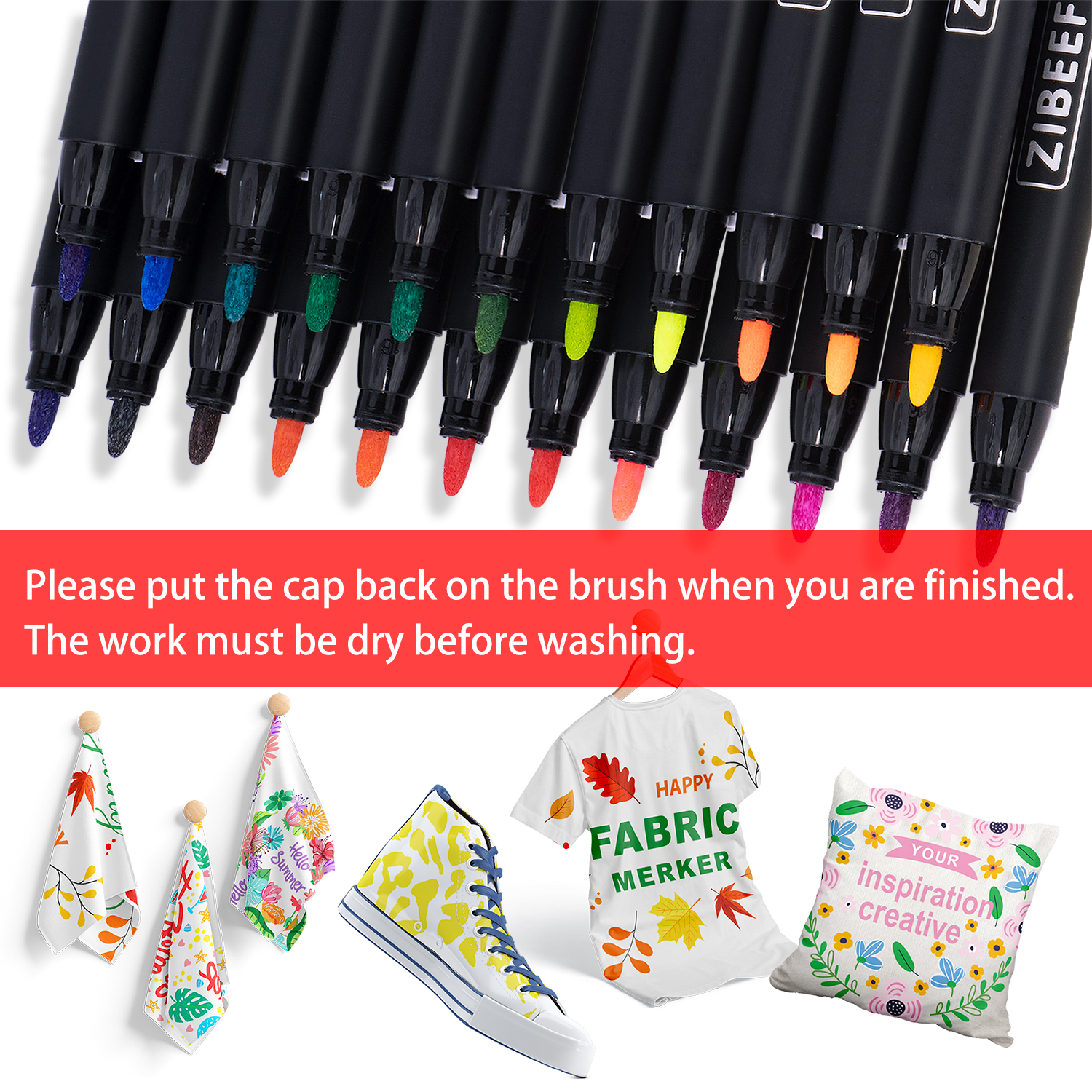 12/24 Color Fabric Markers-Fin - Correction Pen Fine recensie en prijs