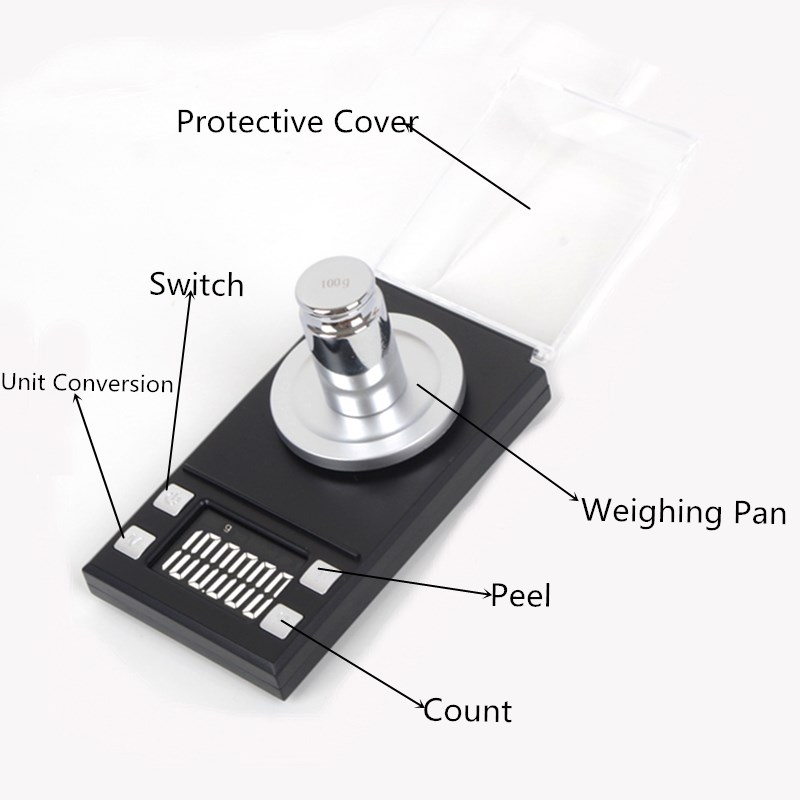 20/50/100g 0.001g Digital Jewe - Tape Dispenser Weighted recensie en prijs
