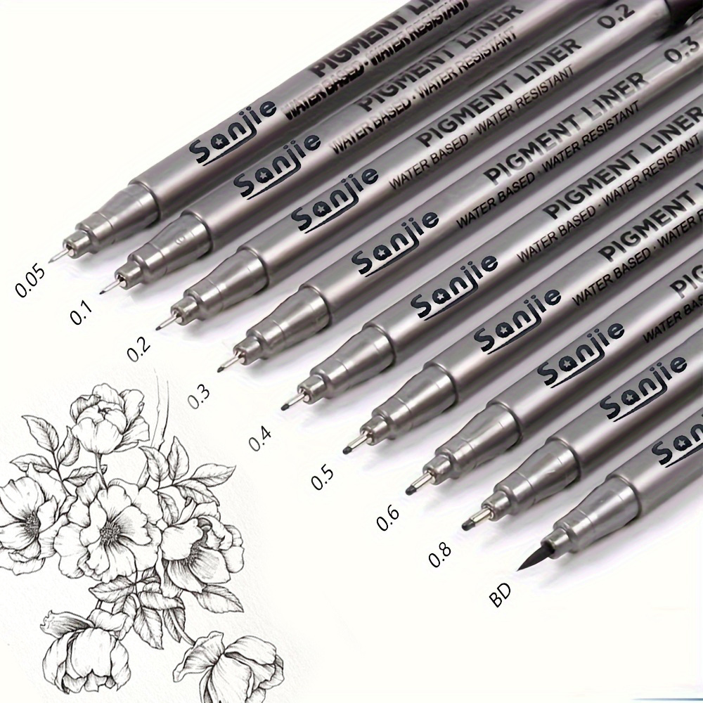9-Piece Fine Line Waterproof I - Correction Pen Fine recensie en prijs