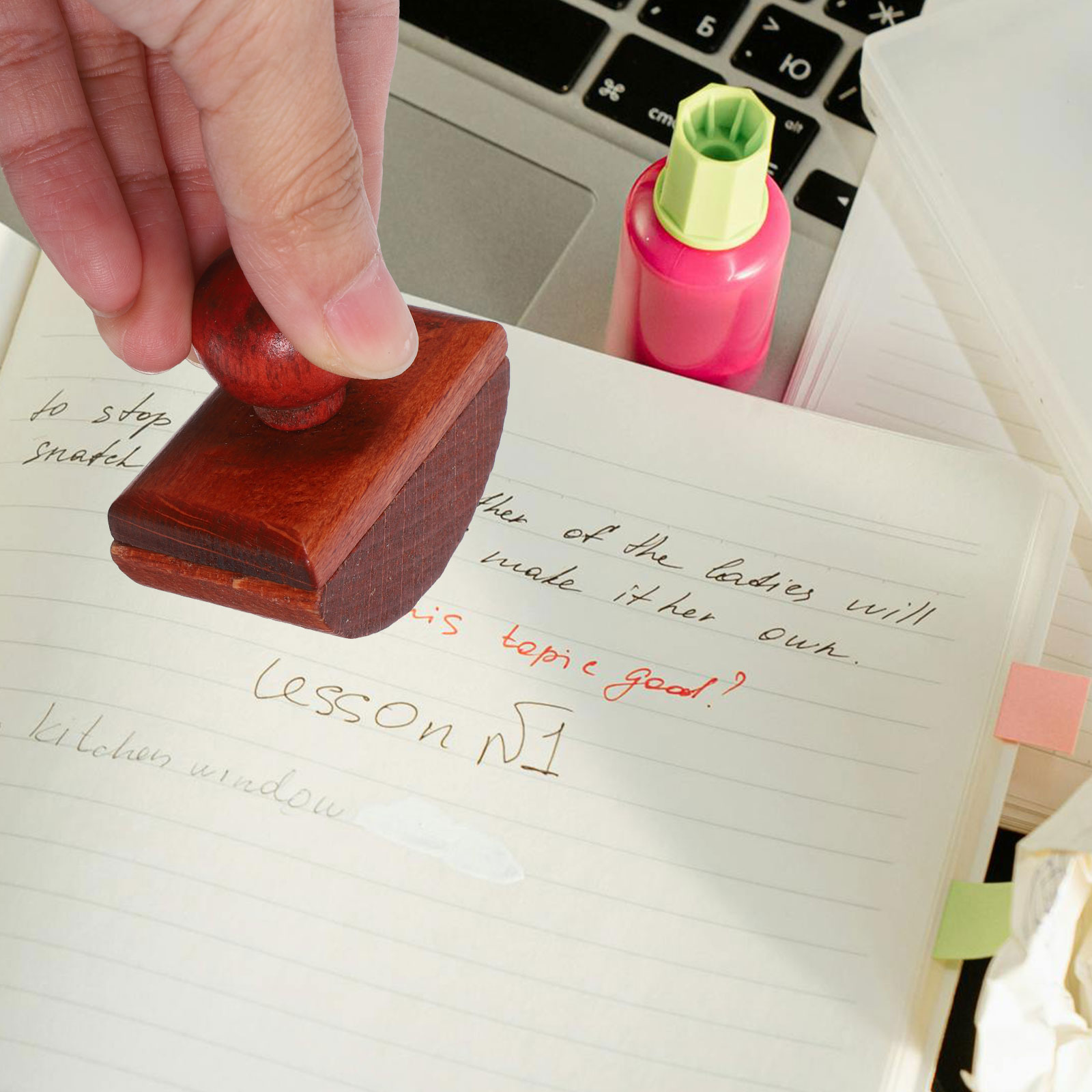 Wooden Rocker Blotter Ink Abso - Ink Blotter Paper recensie en prijs