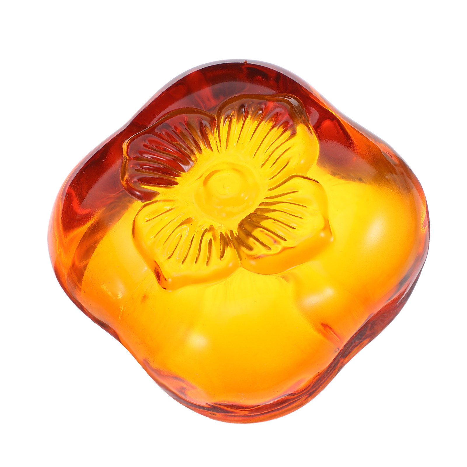 Crystal Persimmon Desk Paperwe - Book Weight Glass recensie en prijs