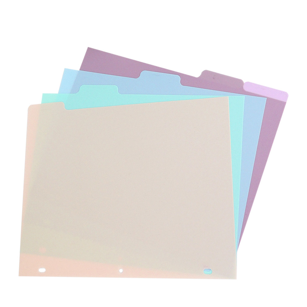 1Set Frosted PP Binder Divider - Tab Divider A4 recensie en prijs