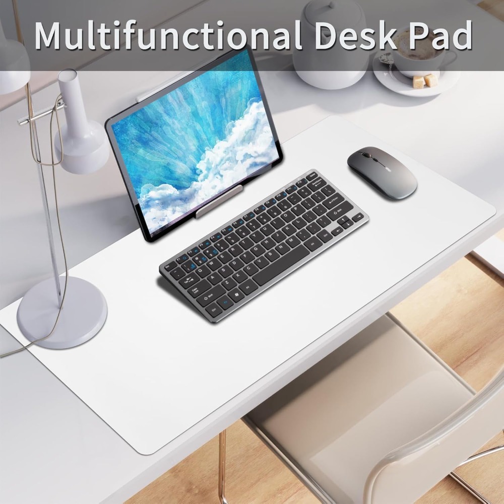 Bloss White Desk Mat, Waterpro - Leather Desk Pad recensie en prijs