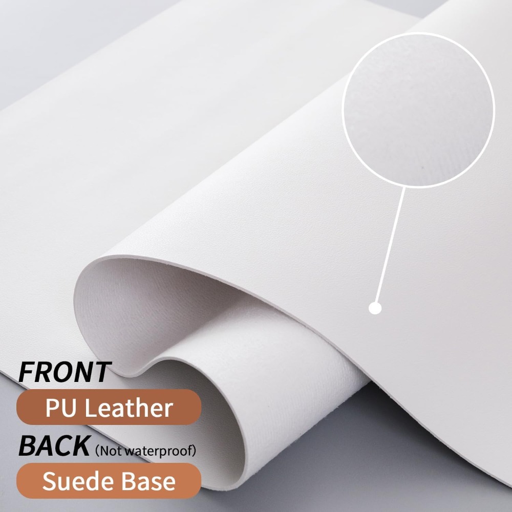 Bloss White Desk Mat, Waterpro - Leather Desk Pad recensie en prijs