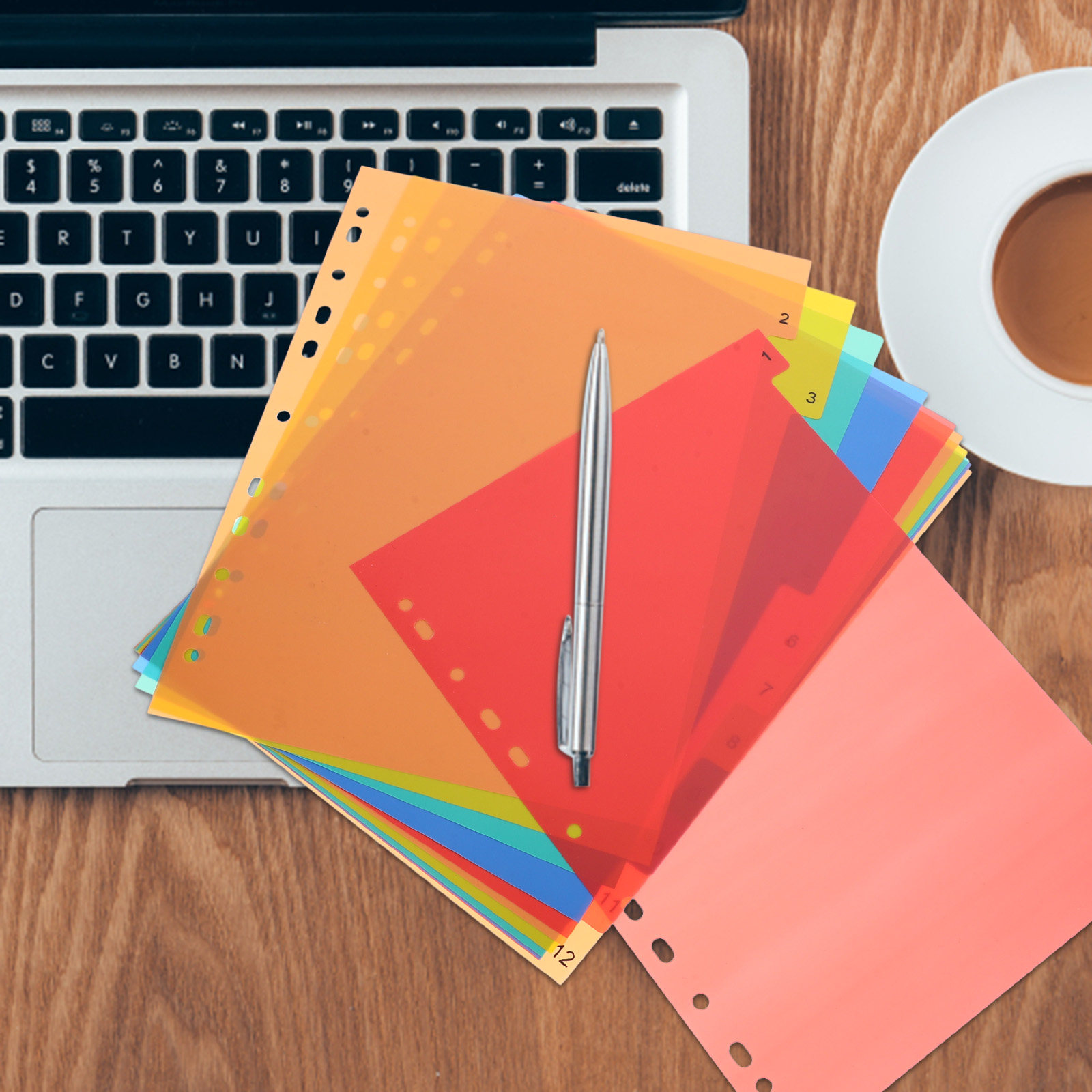 Binder Dividers A4 Colored Pla - Tab Divider A4 recensie en prijs