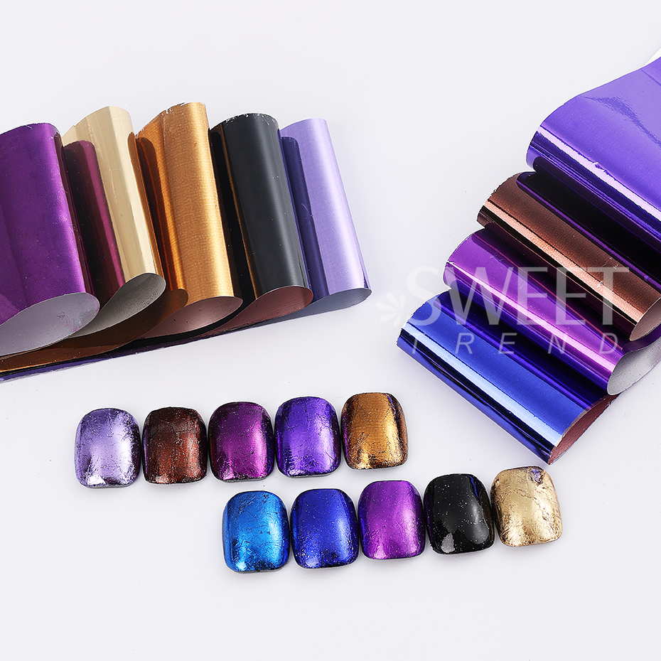 10pcs Metallic Nail Transfer F - Gel Refill Pack recensie en prijs