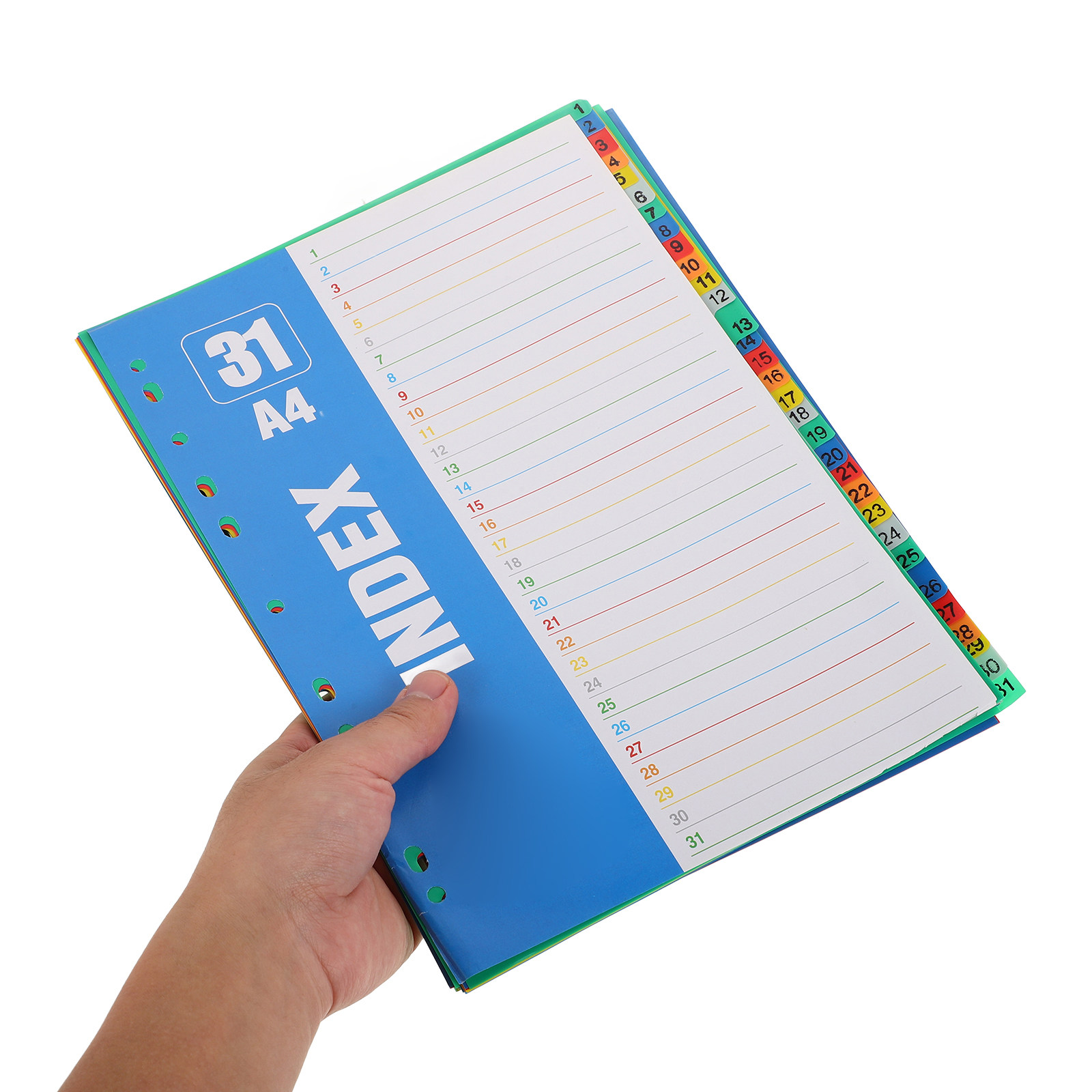 1Set Binder Dividers A4 11-Hol - Tab Divider A4 recensie en prijs