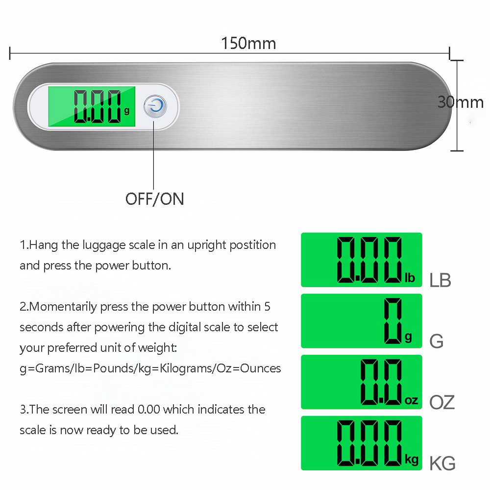 Portable Digital Hanging Scale - Tape Dispenser Weighted recensie en prijs