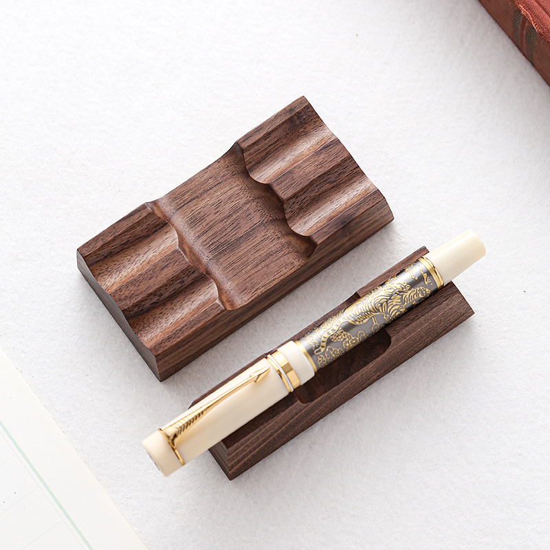 Walnut Wood Pen Holder Stand f - Pen Rest Single recensie en prijs