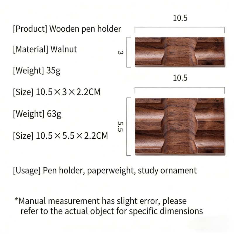 Walnut Wood Pen Holder Stand f - Pen Rest Single recensie en prijs