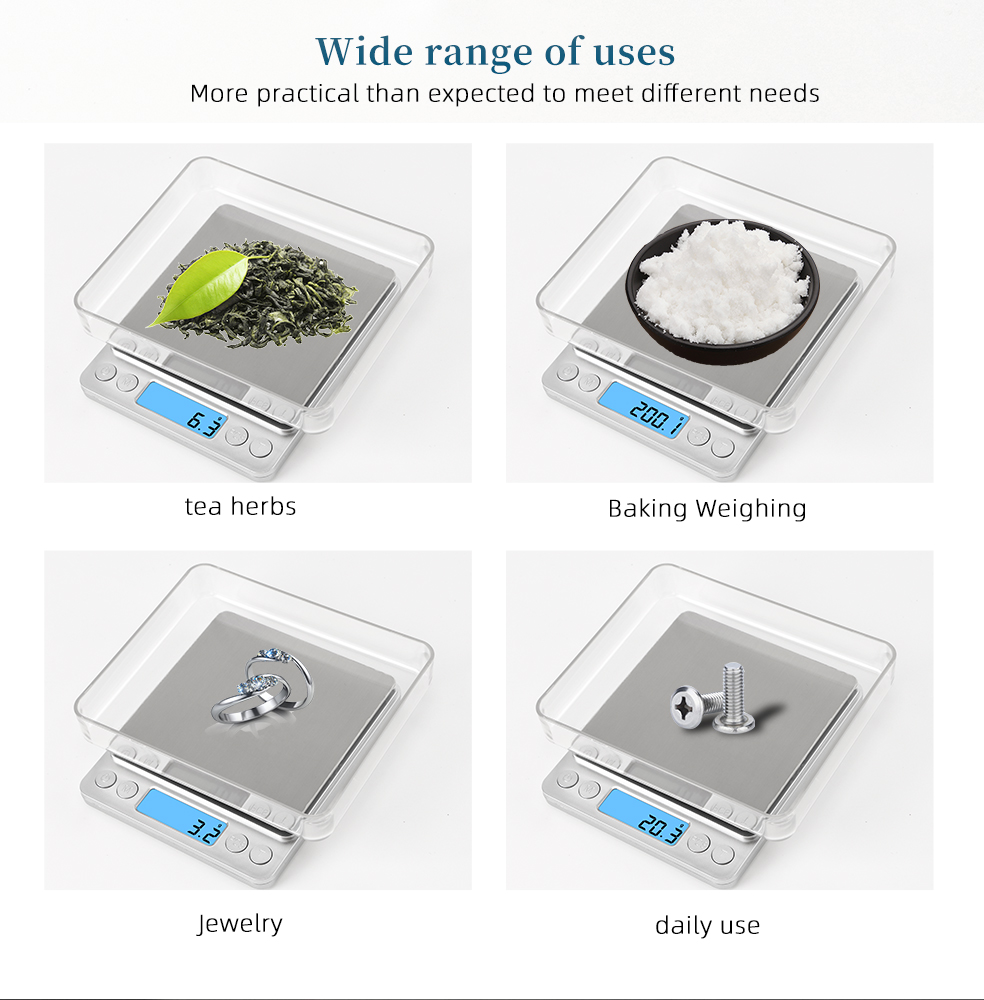 3000g 0.1g Electronic Scale LC - Tape Dispenser Weighted recensie en prijs