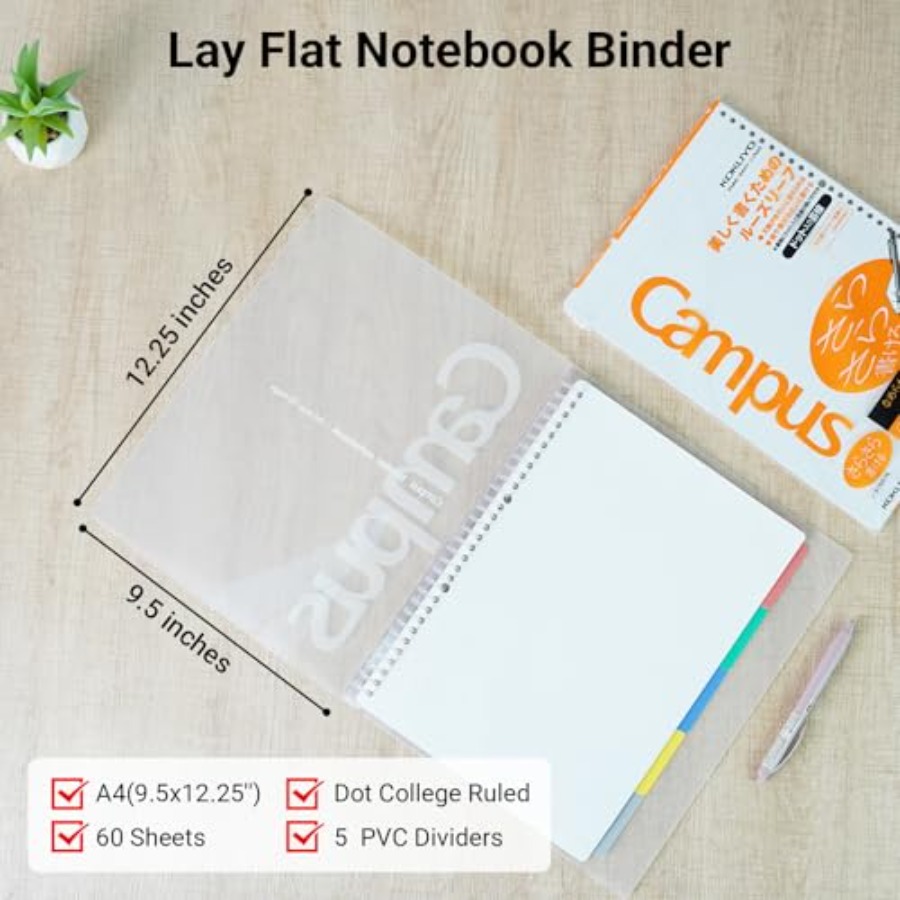 5 Subject Spiral Notebook, Cam - Tab Divider A4 recensie en prijs