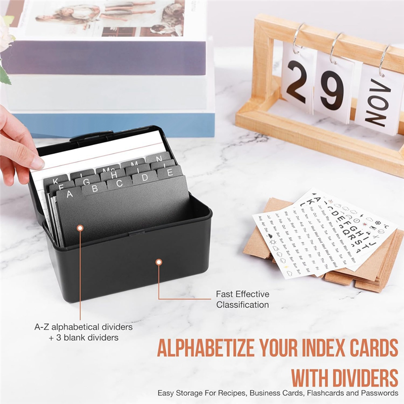 3Inchx5inch Index Card Holder  - Card Index Box recensie en prijs