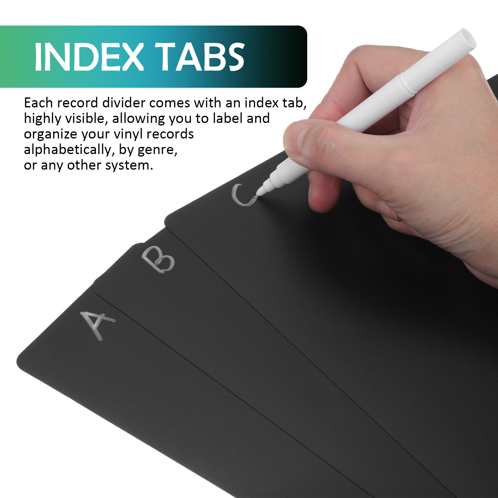 20Pcs Index Card Dividers Alph - Card Index Box recensie en prijs