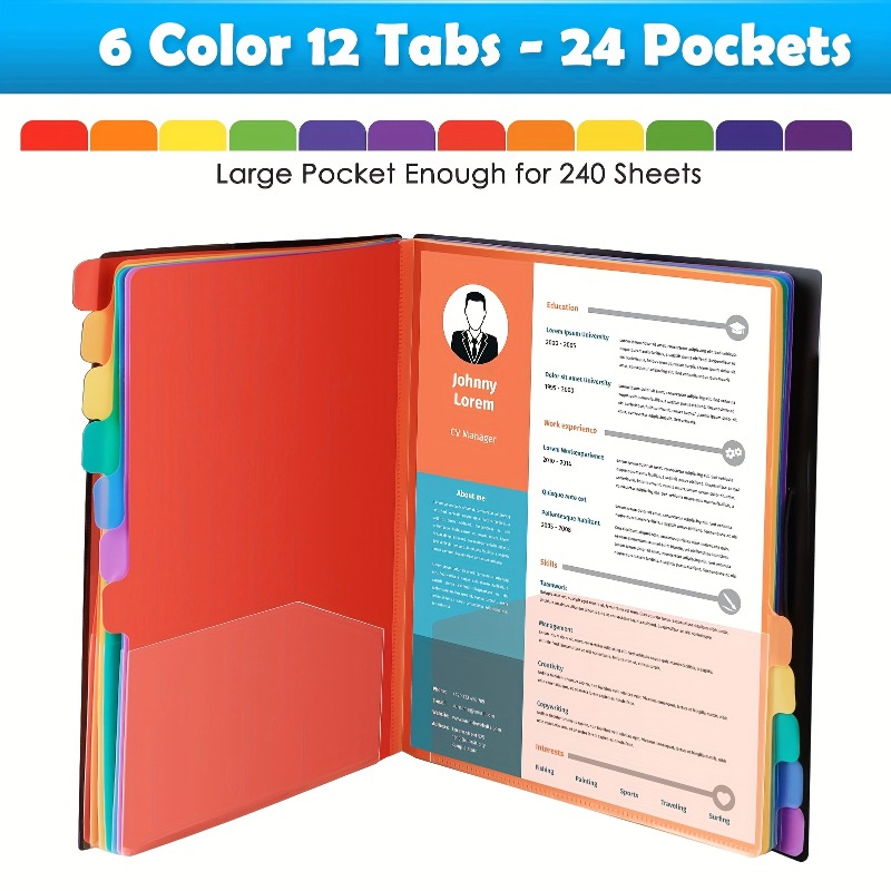1Pc Black/White Cover Multi-La - Tab Divider A4 recensie en prijs