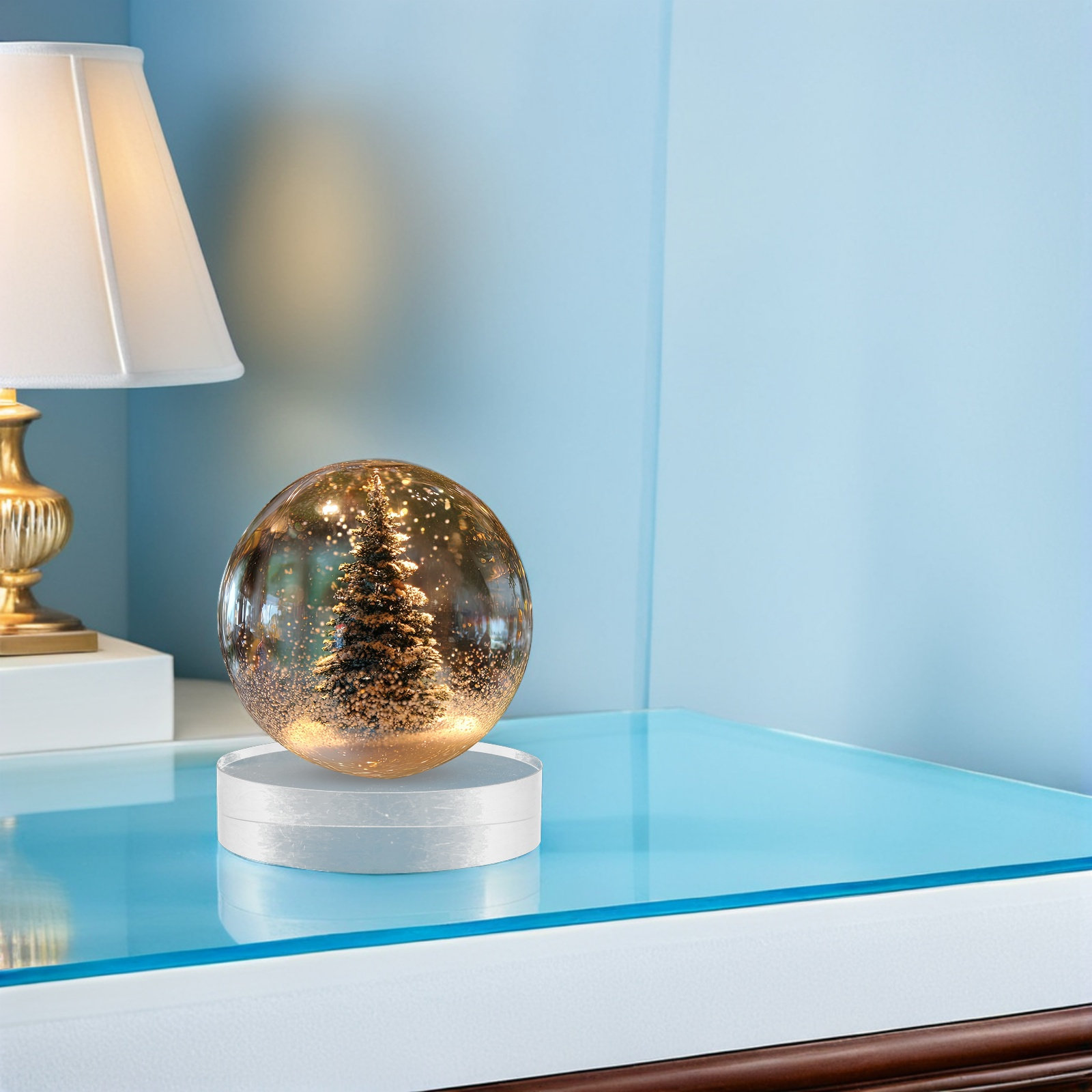 2Pcs Round Crystal Decorative  - Book Weight Glass recensie en prijs
