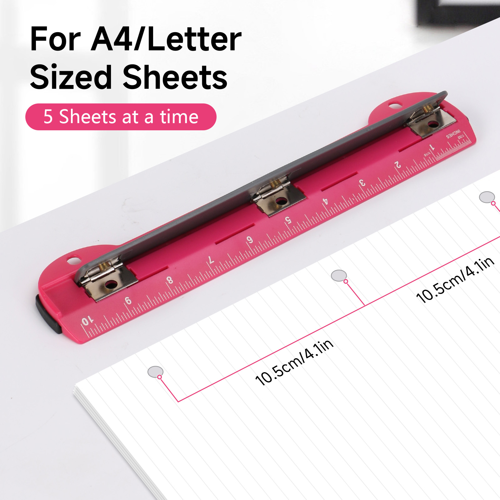 EAGLE 3-Hole Punch for A4/Lett - Binder A4 Lever recensie en prijs