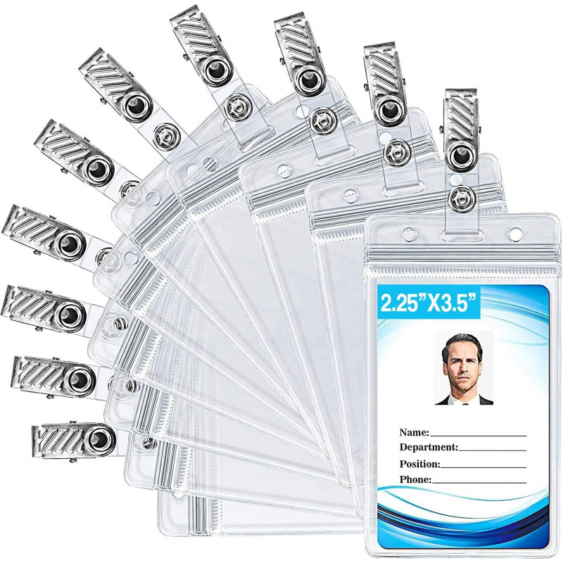 ID card holder with metal badg - Index Card Holder recensie en prijs