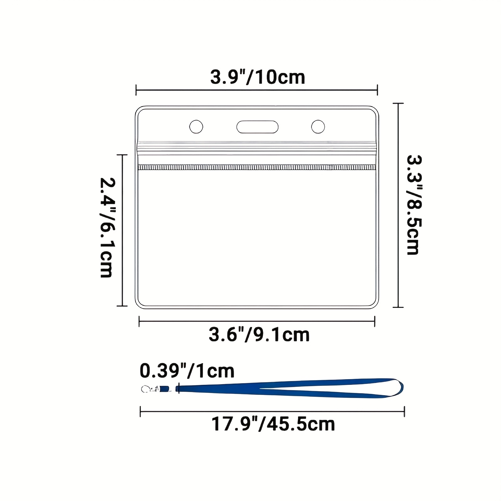 10 sets Transparent PVC ID Car - Index Card Holder recensie en prijs
