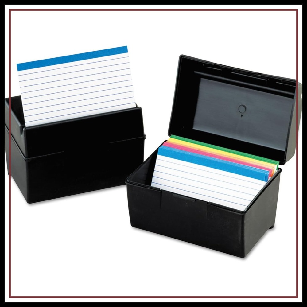 Plastic Index Card Box, 4x6 In - Card Index Box recensie en prijs