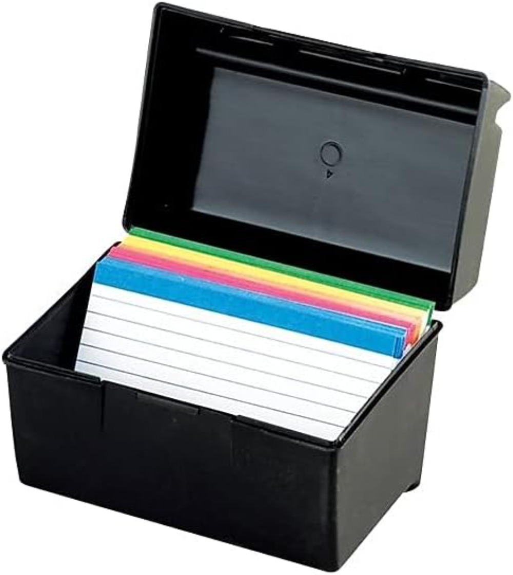 Plastic Index Card Box, 4x6 In - Card Index Box recensie en prijs