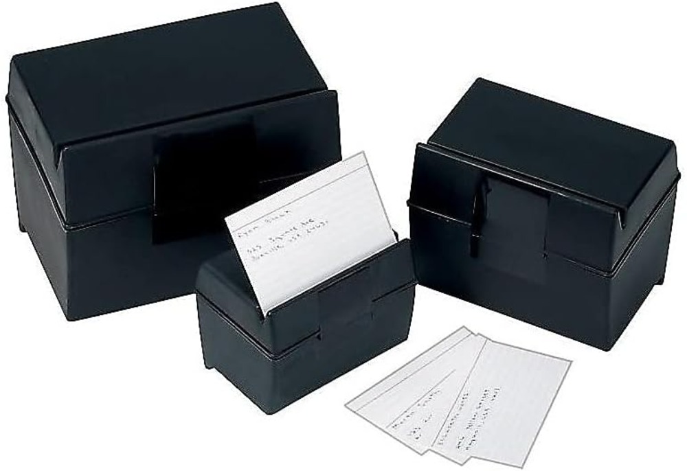 Plastic Index Card Box, 4x6 In - Card Index Box recensie en prijs