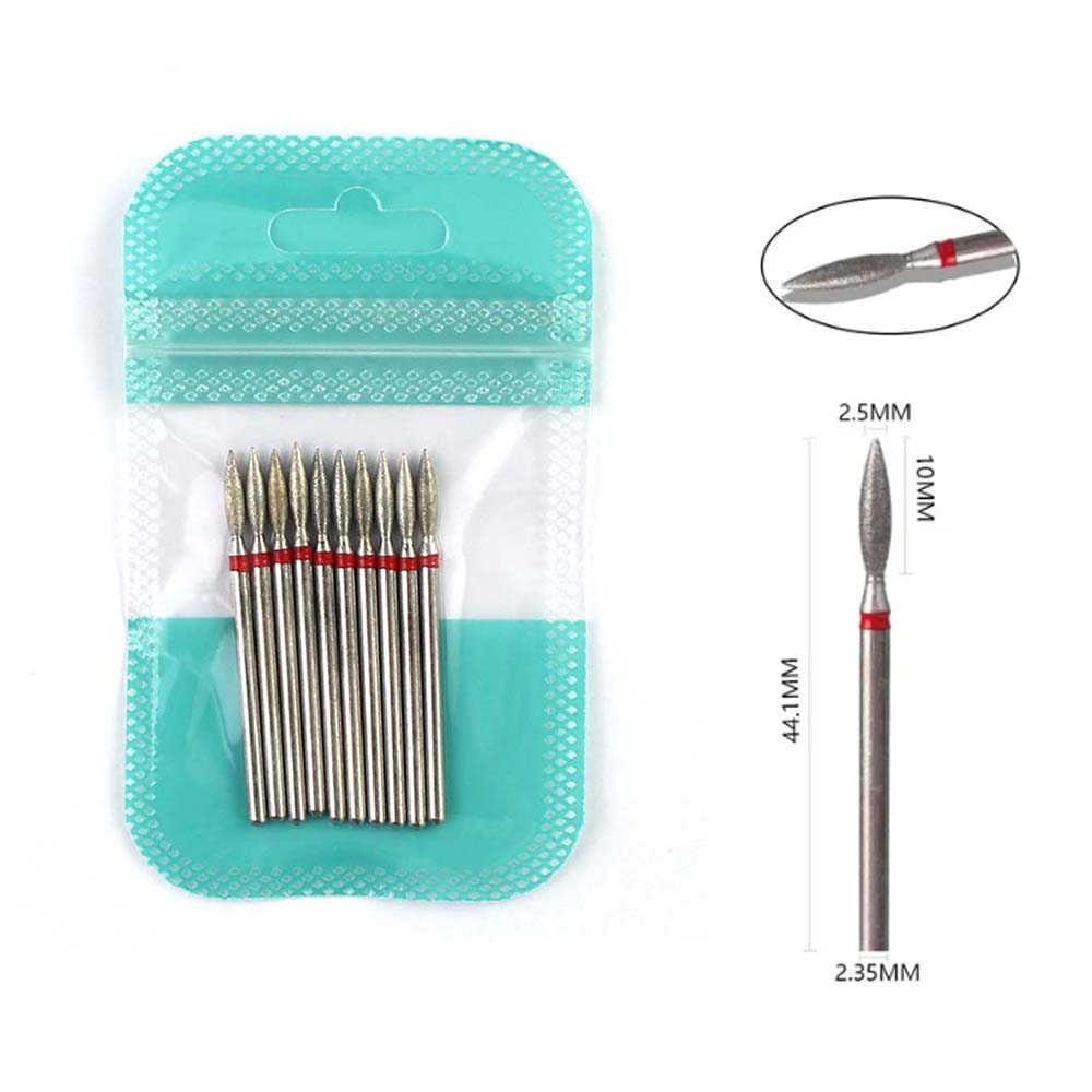 10pcs Diamond Nail Drill Bits  - Gel Refill Pack recensie en prijs