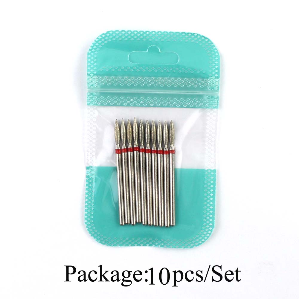10pcs Diamond Nail Drill Bits  - Gel Refill Pack recensie en prijs