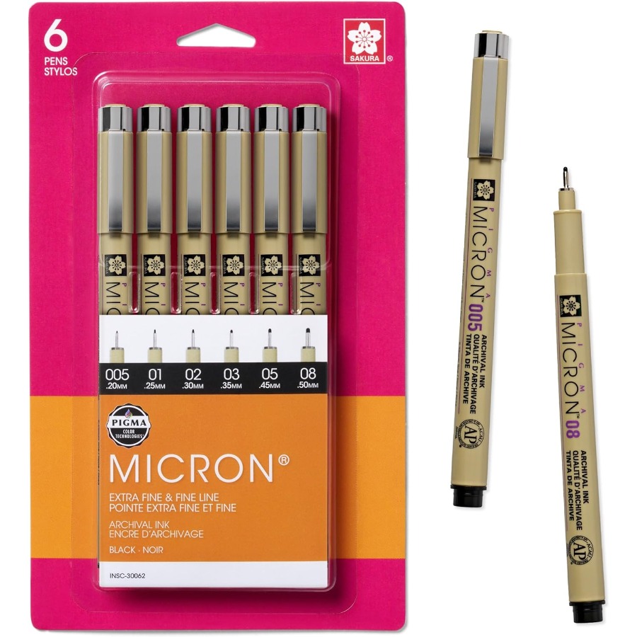 Pigma Micron Fineliner Pens wi - Archive Box Set recensie en prijs