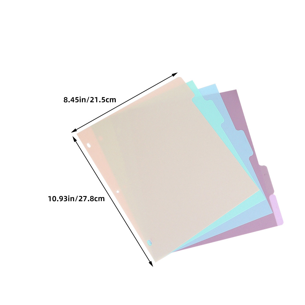 1Set A4 Plastic Binder Divider - Tab Divider A4 recensie en prijs