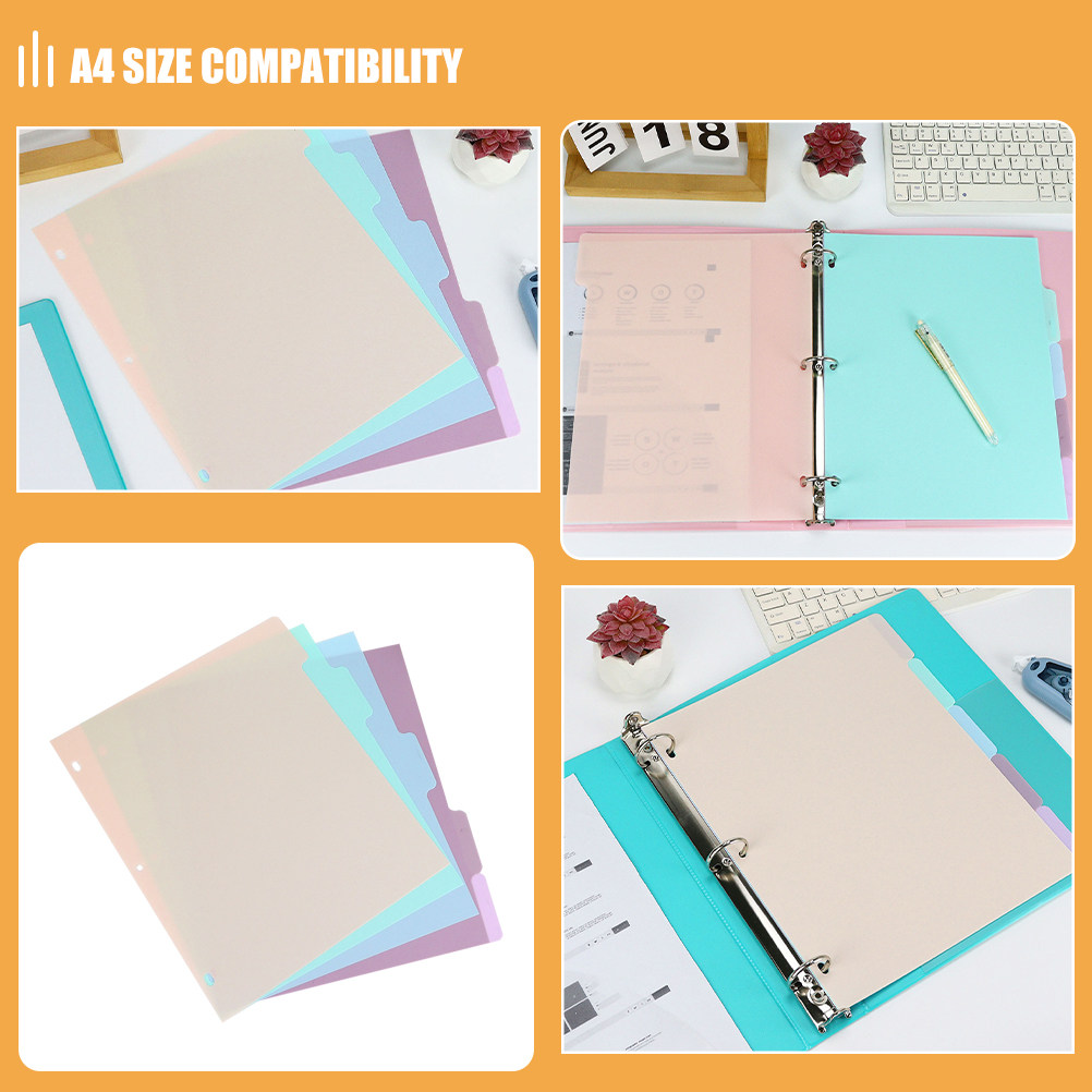1Set A4 Plastic Binder Divider - Tab Divider A4 recensie en prijs