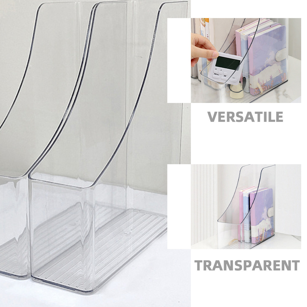 2Pcs Transparent File Organize - Magazine Holder Rack recensie en prijs