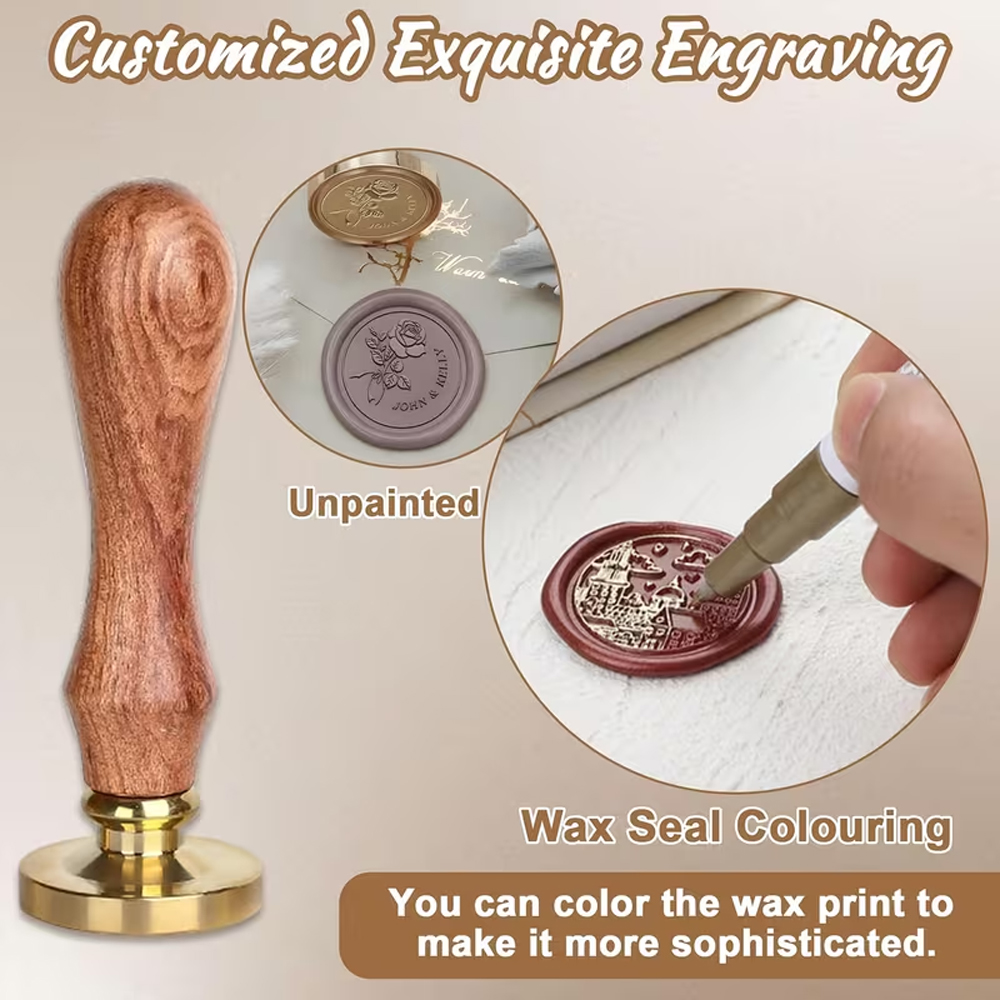 Personalized Wax Sealing Stamp - Wax Seal Stamp Set recensie en prijs