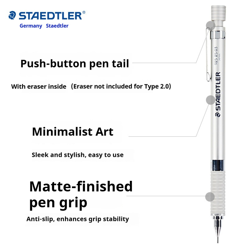 Staedtler 925 Full Metal Draft - Mechanical Pencil 0.3 recensie en prijs