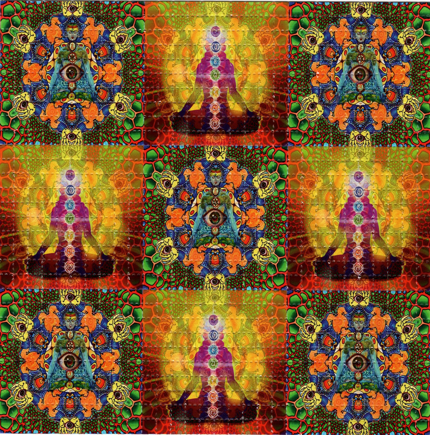 Chakras Psychedelic LSD Acid B - Ink Blotter Paper recensie en prijs