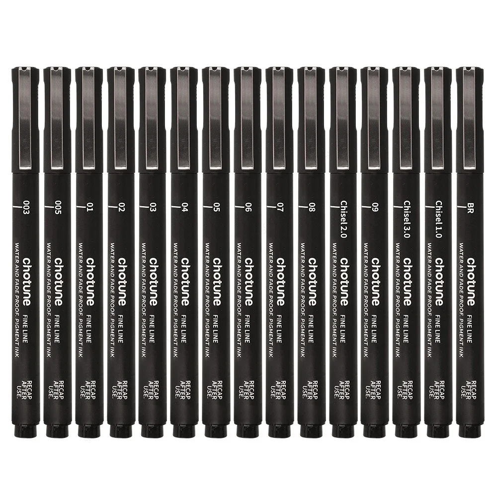 Black Micro Pens,15 Sizes,Wate - Correction Pen Fine recensie en prijs