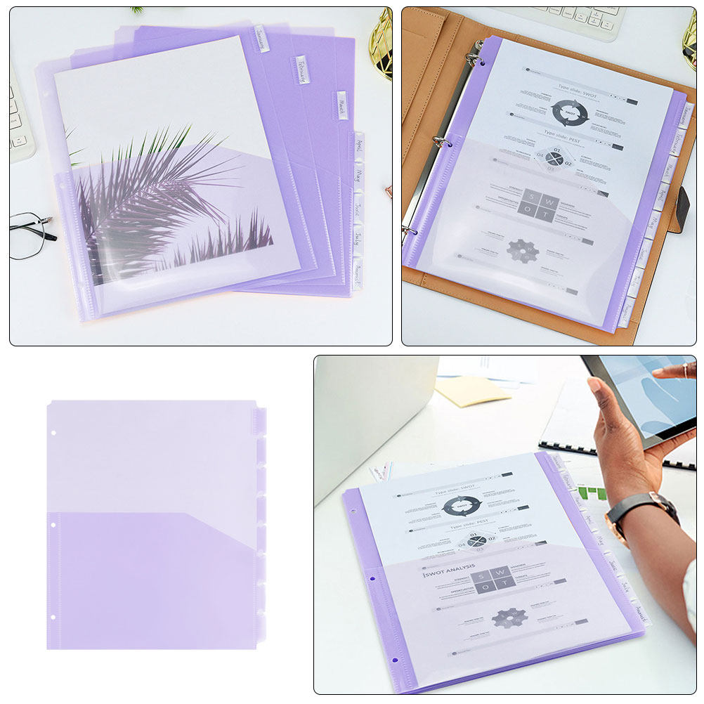 2Sets Binder Dividers A4 3-Hol - Tab Divider A4 recensie en prijs
