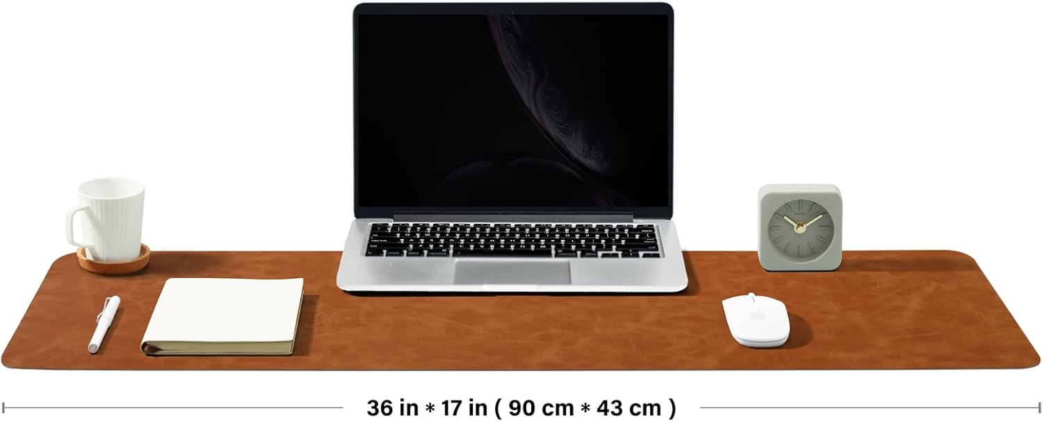 Distressed Leather Desk Mat -  - Leather Desk Pad recensie en prijs