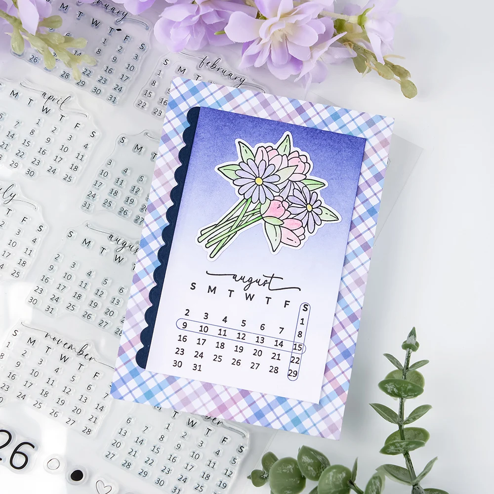 Calendar Date 2026 Clear Stamp - Rubber Date Stamp recensie en prijs
