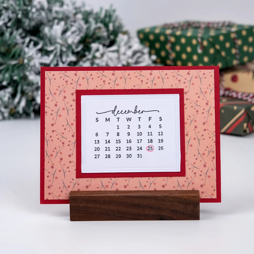 Calendar Date 2026 Clear Stamp - Rubber Date Stamp recensie en prijs