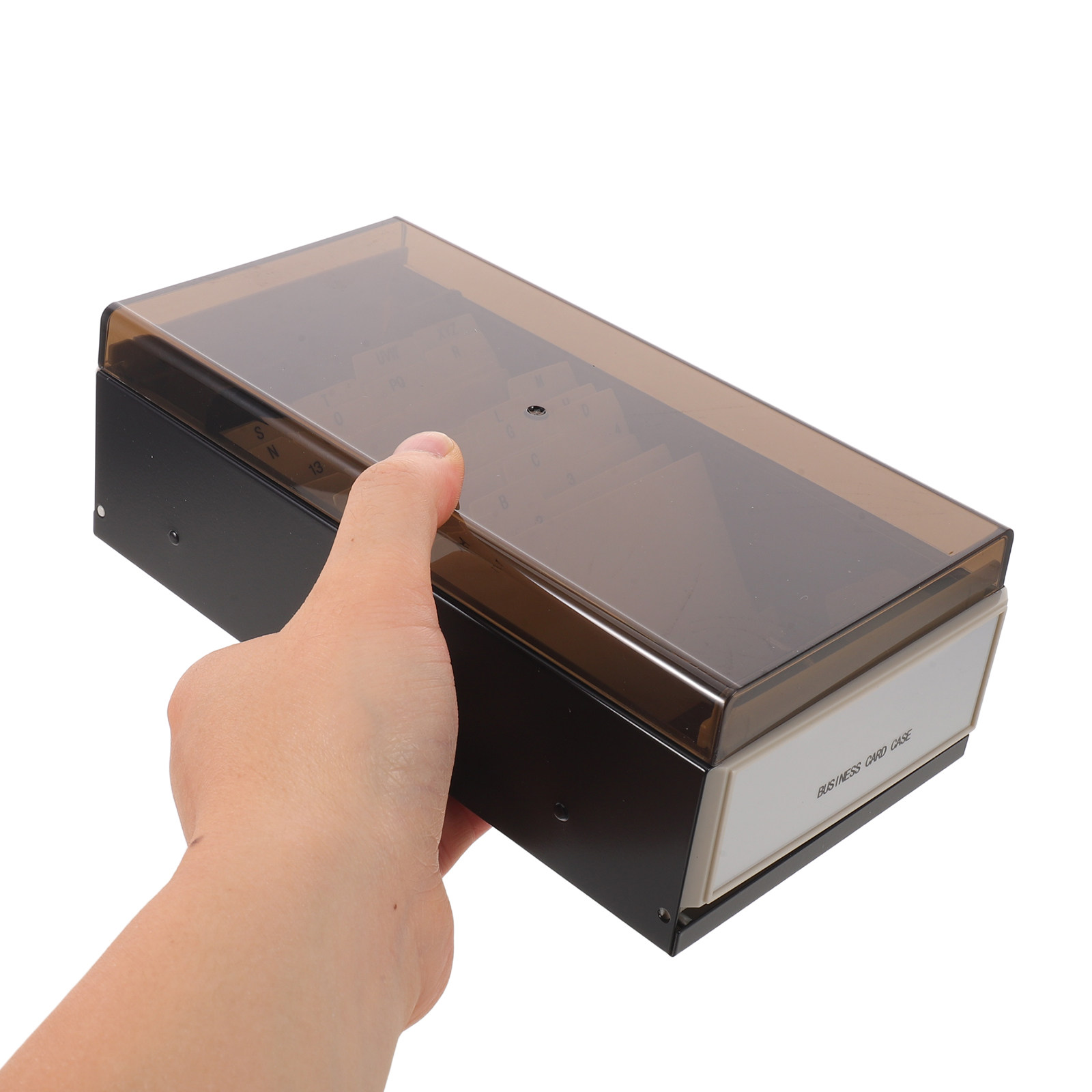 Business Card File Organizer L - Card Index Box recensie en prijs