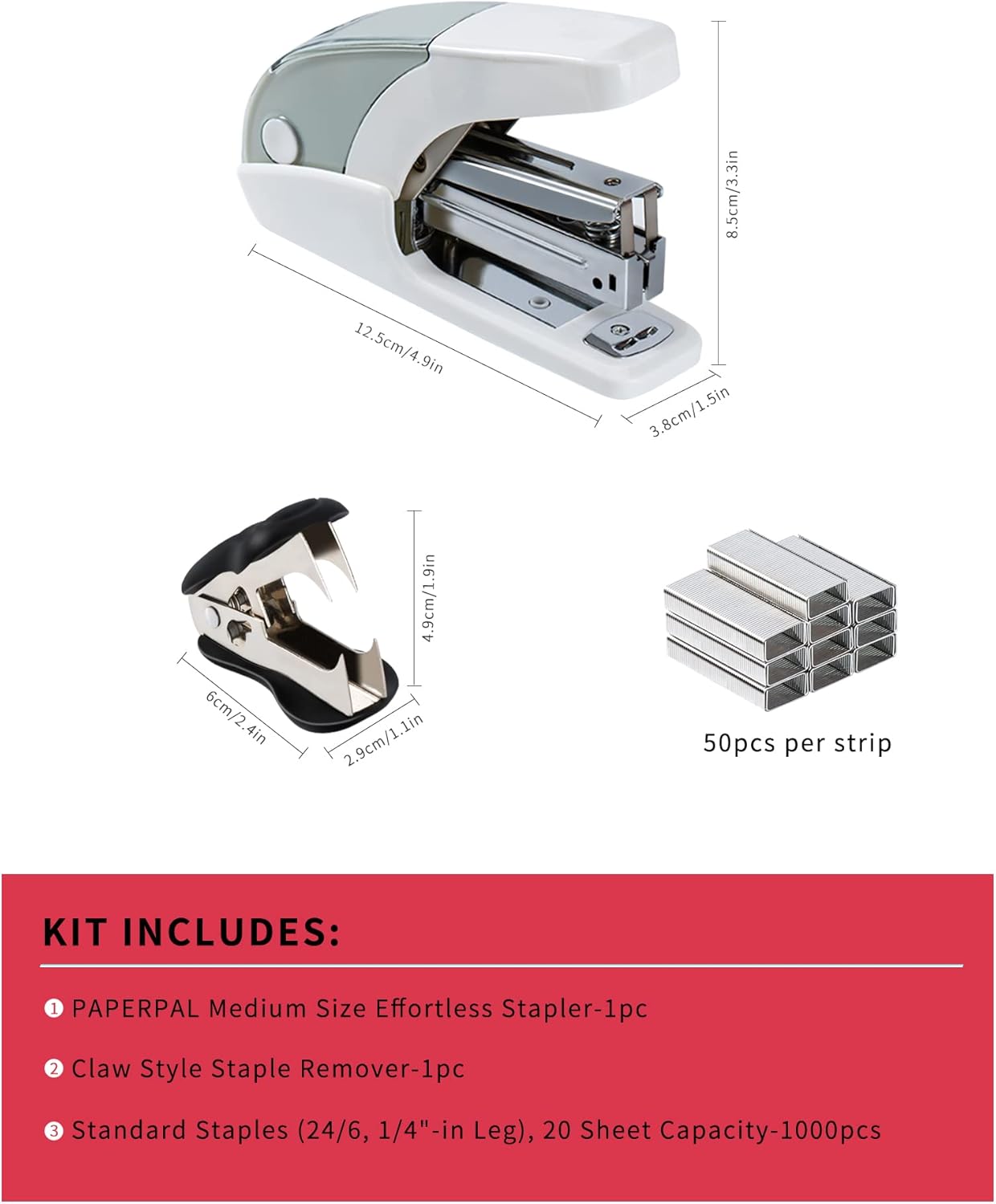 Effortless Standard Stapler Se - Stapler Half Strip recensie en prijs